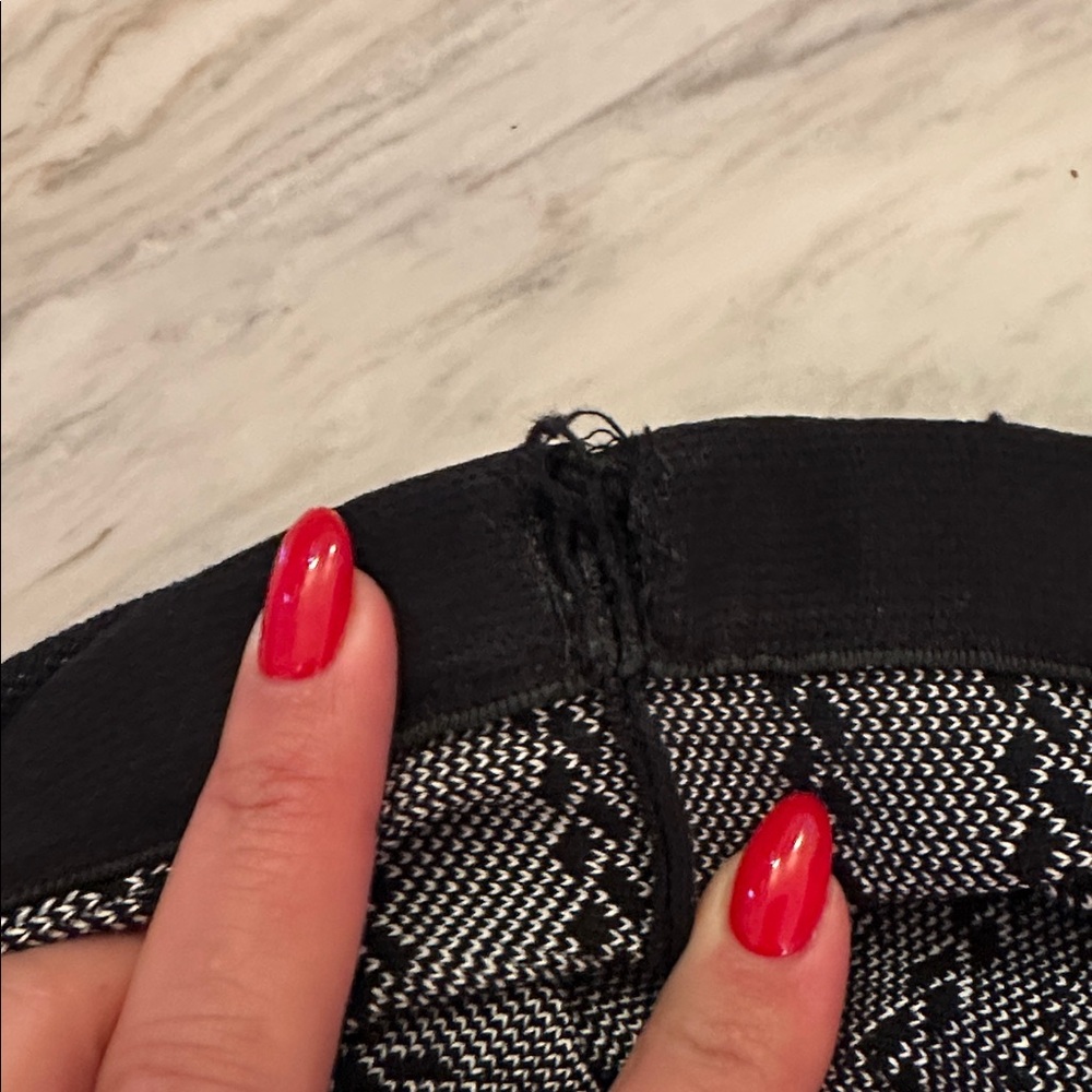 Alaia Glacier Black and White Skater Skirt - Picture 6 of 6